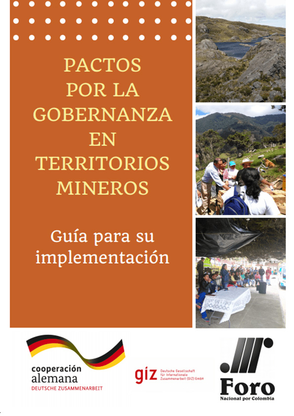 Pactos por la gobernanza en territorios mineros – Guía técnica para su implementación