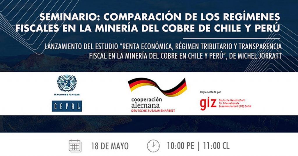 Participe en el evento “Comparación de los regímenes fiscales en la minería del cobre de Chile y Perú”